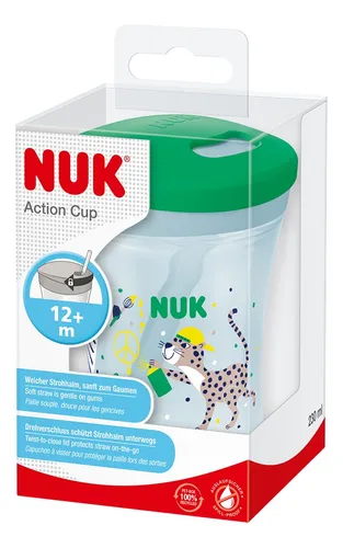 NUK VASO CON SORBETE ACTION CUP 12M X230ML